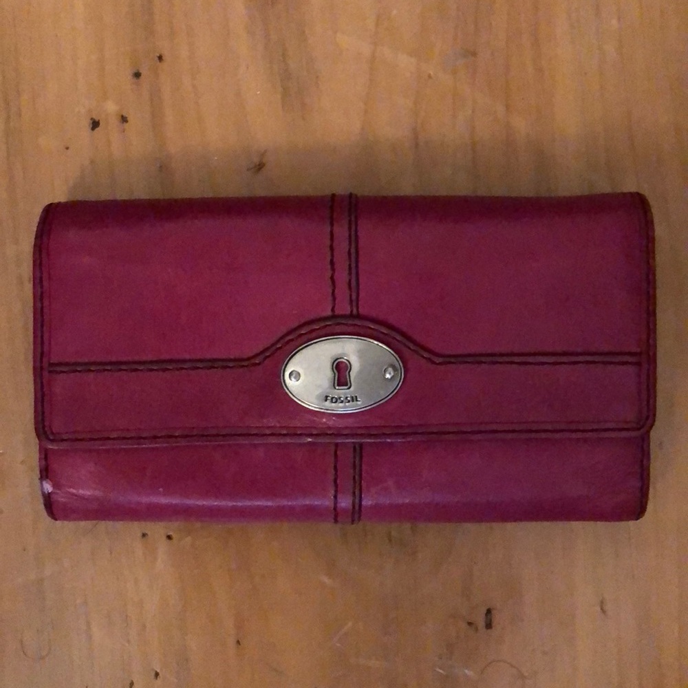 Leather Fossil Wallet
